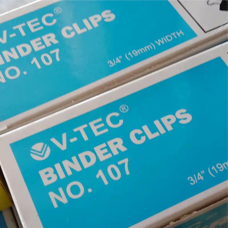 Binder Clips V-Tes No. 107
