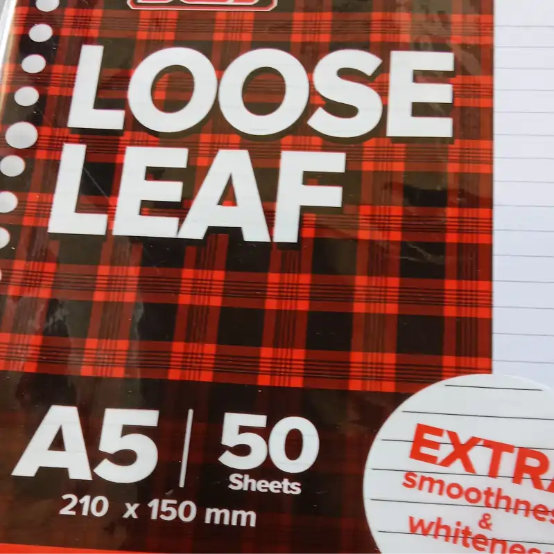 Isi ulang Binder LOOSE LEAF Big Boss A5 210x150mm 50 Sheets
