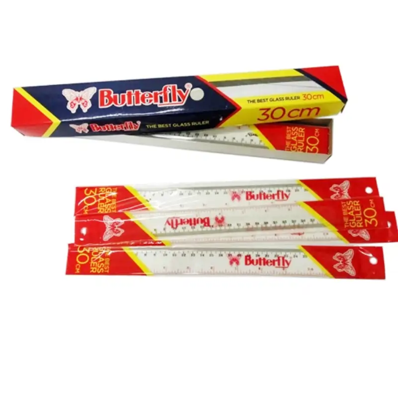 Mistar Plastik 30cm Burrerfly