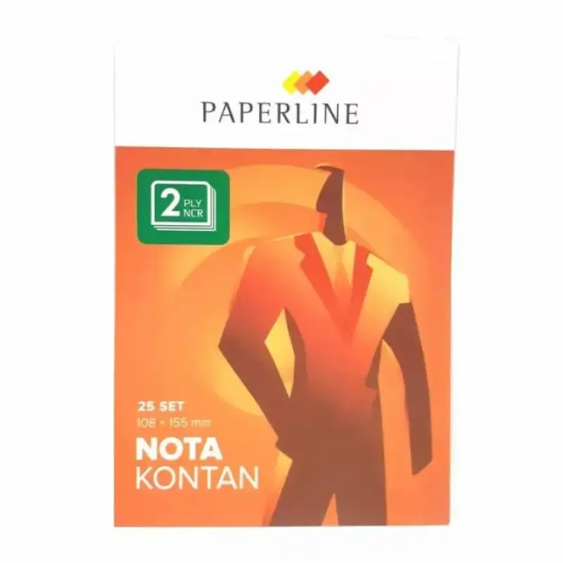 Nota Kontan Paperline 108x155mm 2Ply 25sheet