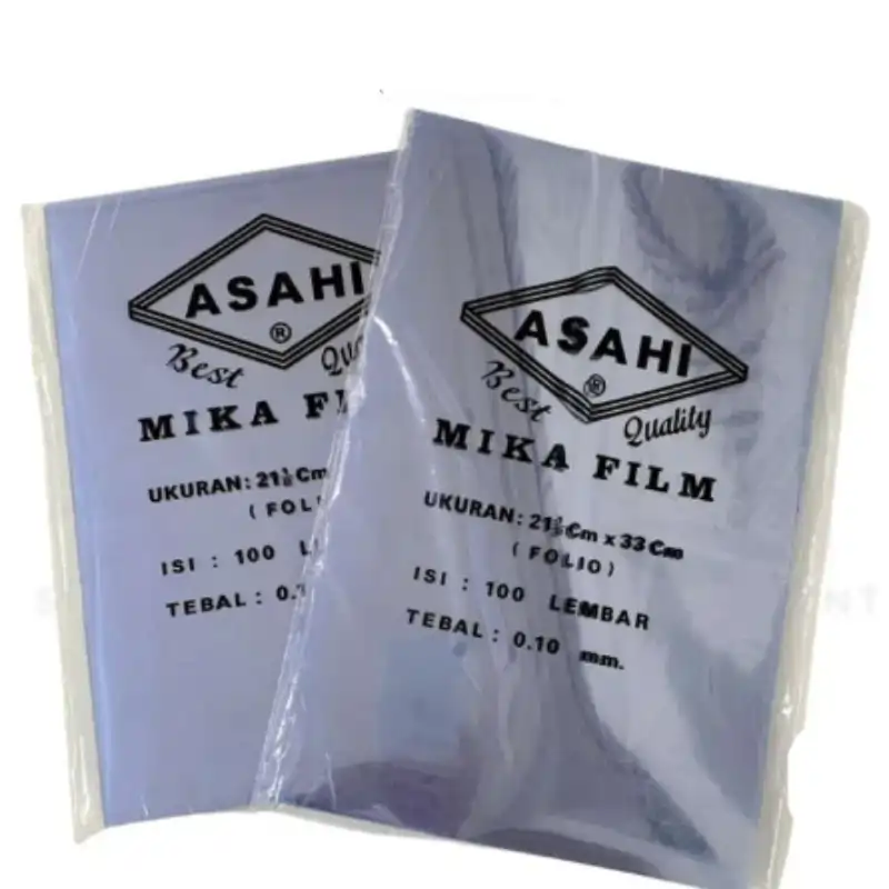 Plastik Mika Jilid F4 Tranparan 21cmx33cm