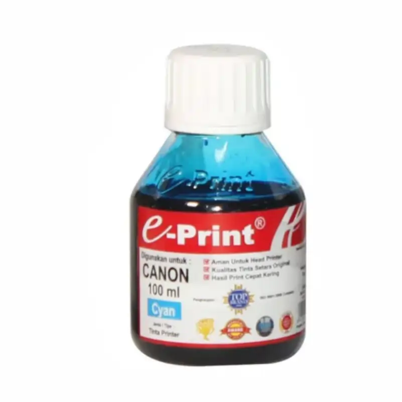 Tinta Printer E-Print Canon 100ml Biru