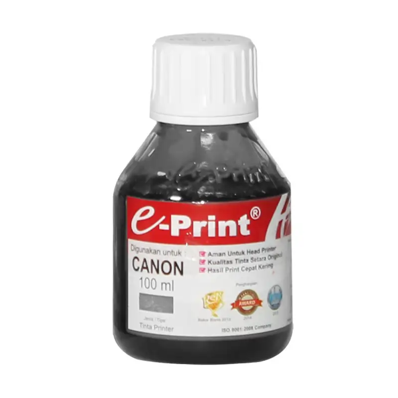 Tinta Printer E-Print Canon 100ml Hitam