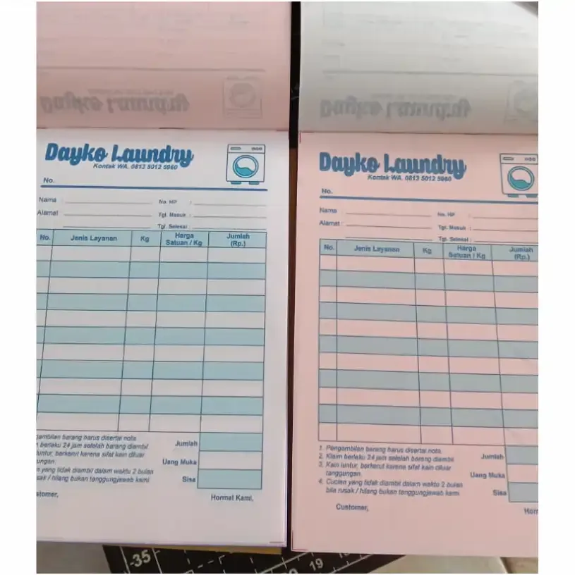 Cetak Nota NCR 2Ply