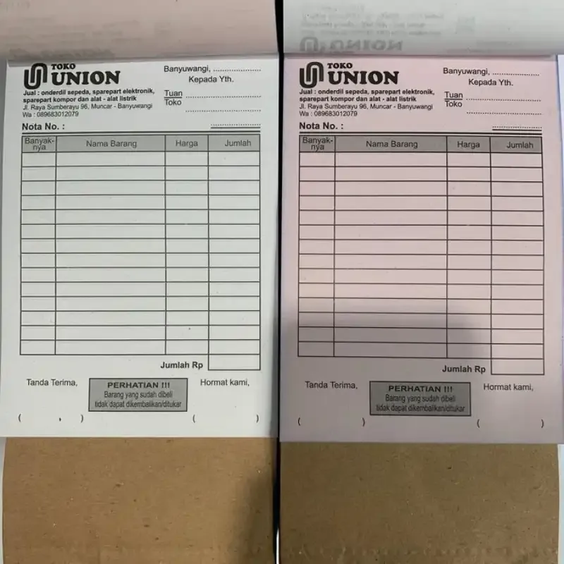 Cetak Nota NCR 2Ply foto 3