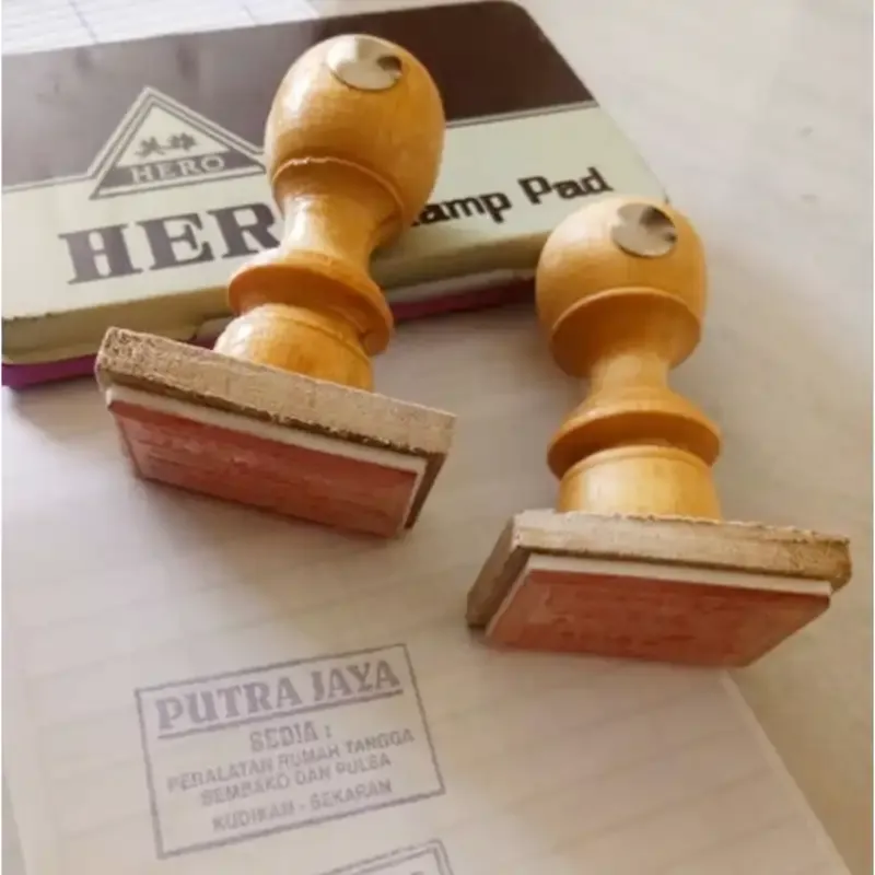 Stempel Custom Kayu foto 3
