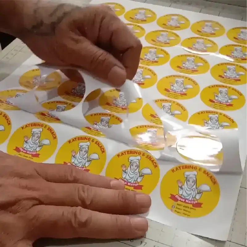 Cetak Sticker Label A4 Glossy foto 2