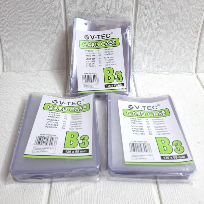 Plastik Kokarde V-TEC CARD CASE B3 126x95mm