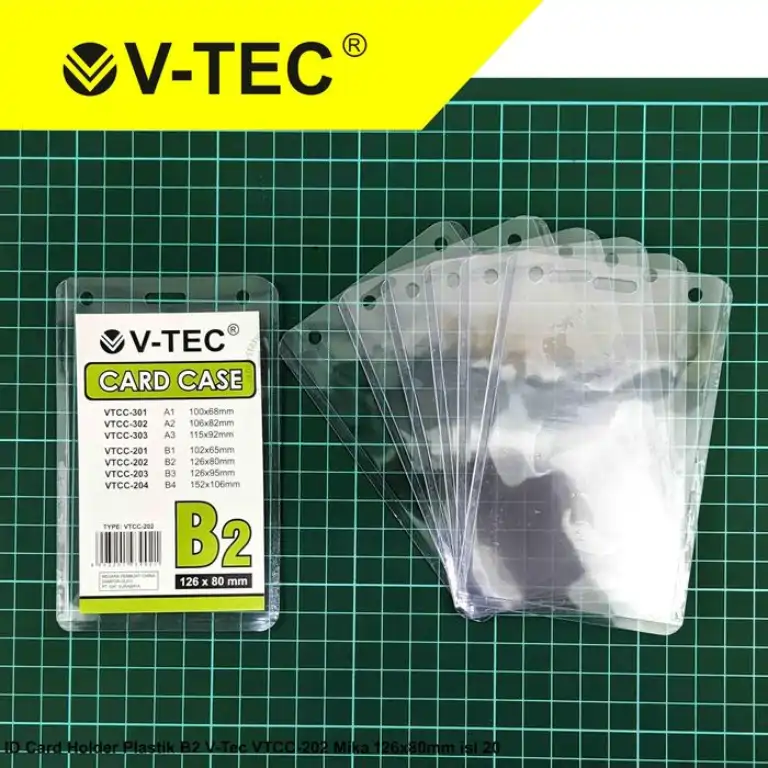Plastik Kokarde V-TEC CARD CASE B2 126x80mm